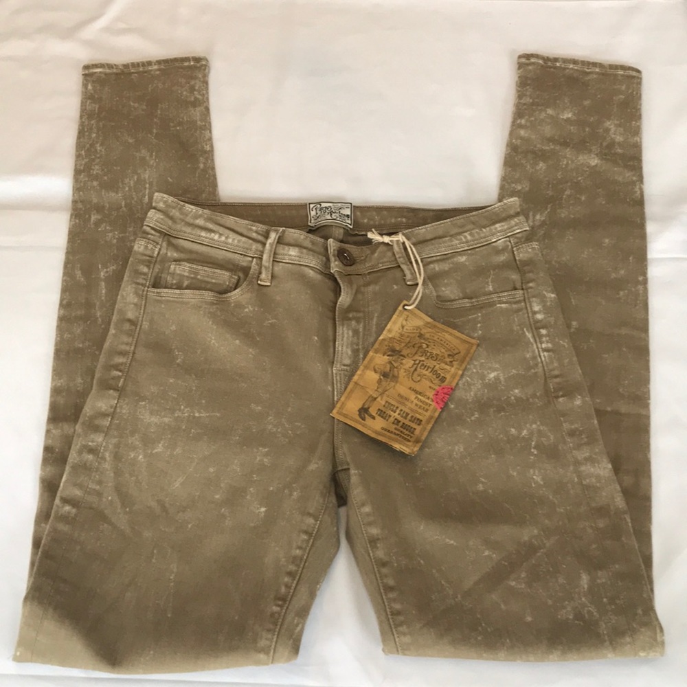 PRPS Heirloom Legging/Jegging Tan size 26/27 NWT